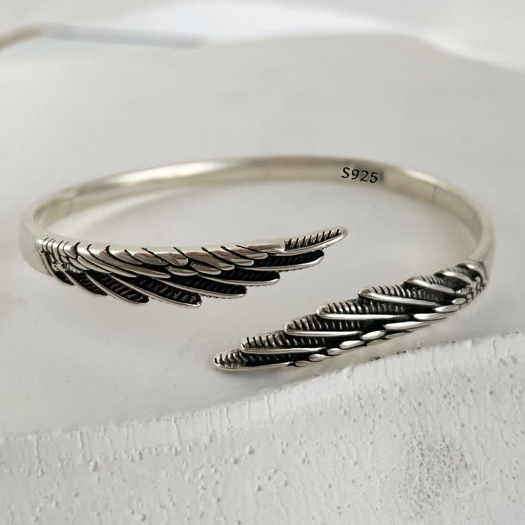 100% Solid 925 Sterling Silver Metal Bracelet for Women Vintage Handmade Simple Retro Chain Heart Bracelet Birthday Gift Party