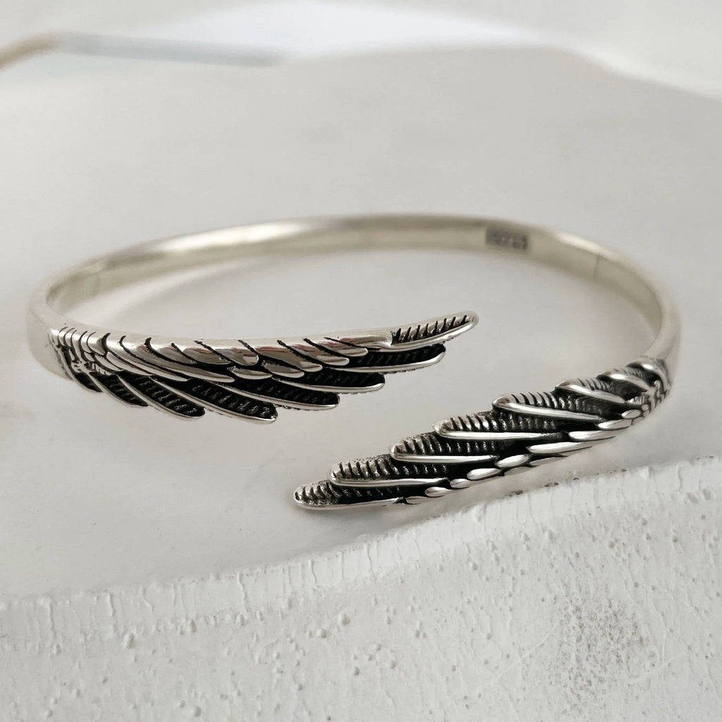 100% Solid 925 Sterling Silver Metal Bracelet for Women Vintage Handmade Simple Retro Chain Heart Bracelet Birthday Gift Party